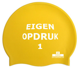 Siliconen badmuts (bedrukt)