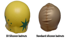 NIEUW! Siliconen 3D badmuts (bedrukt)