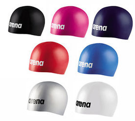 ARENA Moulded siliconen badmuts (met opdruk)